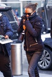Natalie Portman Winter Style - Out in New York City 1/26/2016