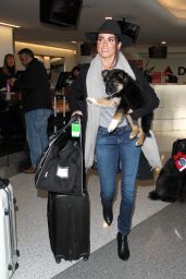 Nikki Reed at LAX Airport in Los Angeles 1/14/2016
