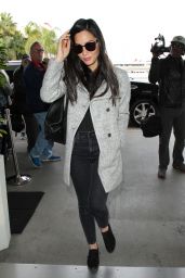 Olivia Munn Airport Style - LAX in Los Angeles, CA 1/11/2016 