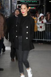 Olivia Munn - Arriving to Appear on Good Morning America in NYC 1/15/2016