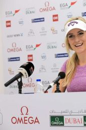Paige Spiranac – 2015 Omega Dubai Ladies Masters and Press Conference 1/2/2016 