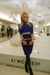 Paris Hilton - Er Xi Exhibition Opening by Artist Ai Weiwei at the Bon Marche Rive Gauche Store in Paris