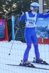 Pippa Middleton - Skiing at Inferno Muerren in the Schiltron in Switzerland, January 2016