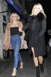 Pixie Lott Night Out Style - Leaving the Toy Room Nightclub in London 1/22/2016 