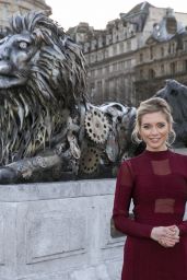 Rachel Riley - Unveils Fifth Lion Statue at Trafalgar Square in London 1/28/2016 
