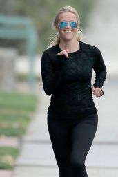 Reese Witherspoon - Jog With a Friend in Brentwood, January 2016
