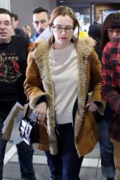 Riley Keough - Arriving on a Flight to Attend the 2016 Sundance Film Festival in Park City, Utah