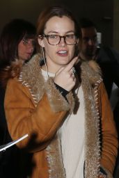 Riley Keough - Arriving on a Flight to Attend the 2016 Sundance Film Festival in Park City, Utah