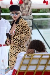 Rita Ora in Bikini Top - Miami 1/3/2016 