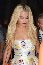 Rita Ora Night Out Style - Twist Nightclub in Miami Beach 12/31/2015 