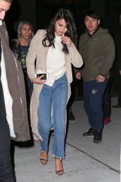 Selena Gomez Night Out Style - at Nobu restaurant in New York City 1/21/2016