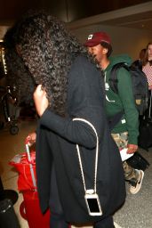 Serena Williams - Arriving at LAX Airport - December 2015