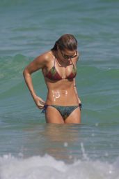 Sylvie Meis Hot in Bikini - Beach in Miami, December 2015