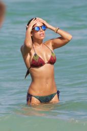 Sylvie Meis Hot in Bikini - Beach in Miami, December 2015