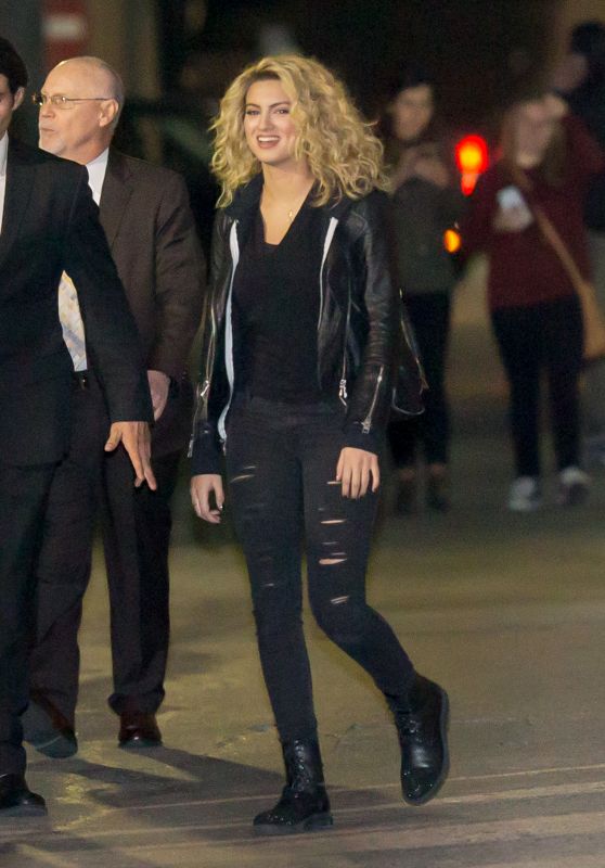 Tori Kelly Arriving to Appear on Jimmy Kimmel Live! in Hollywood 1/4/2016 