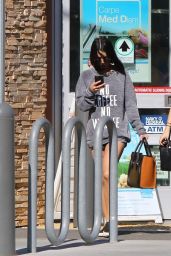 Vanessa and Stella Hudgens - Leaving Walgreens in Los Angeles, January