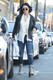 Vanessa Hudgens Casual Style - Leaving Sara