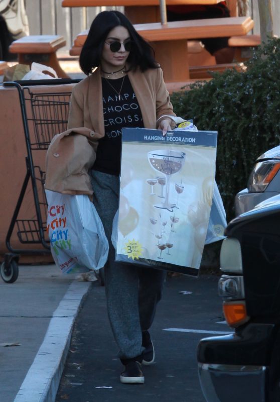 Vanessa Hudgens - Out in Los Angeles, 12/31/2015
