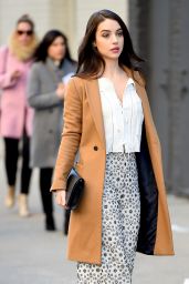 Adelaide Kane Casual Style - Out in New York City 2/12/2016 