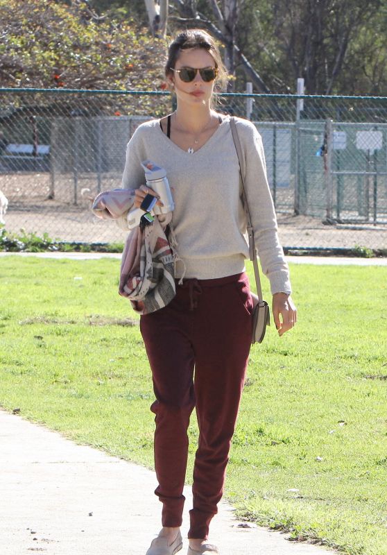 Alessandra Ambrosio at the Park in Brentwood 2/2/2016