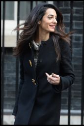 Amal Clooney - Out in London 2/22/2016