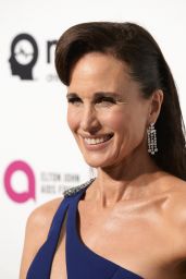 Andie MacDowell – 2016 Elton John AIDS Foundation’s Oscar Viewing Party in West Hollywood, CA