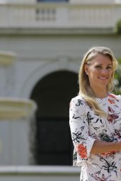 Angelique Kerber - Photo Shoot With Her Australian Open Trophy at Government House in Melbourne 1/31/2016