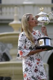 Angelique Kerber - Photo Shoot With Her Australian Open Trophy at Government House in Melbourne 1/31/2016