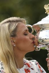 Angelique Kerber - Photo Shoot With Her Australian Open Trophy at Government House in Melbourne 1/31/2016