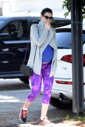 Anne Hathaway - Outside a Gym in West Hollywood, 2/24/2016 
