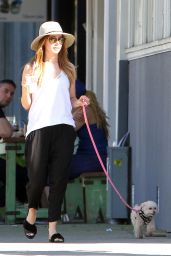 Ashley Tisdale - Out With Her Dog in Toluca Lake 2/7/2016 