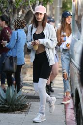 Bella Hadid Street Style - Out for Coffee in West Hollywood, CA 2/18/2016