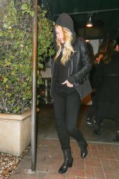 Candice Swanepoel Night Out - at Madeo Restaurant in Los Angeles 2/18/2016