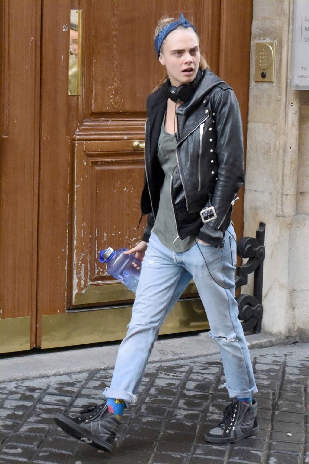 Cara Delevingne Street Style - Out in Paris, France 2/3/2016 • CelebMafia