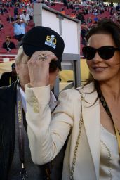 Catherine Zeta-Jones and Michael Douglas - Super Bowl 50 in Santa Clara, CA