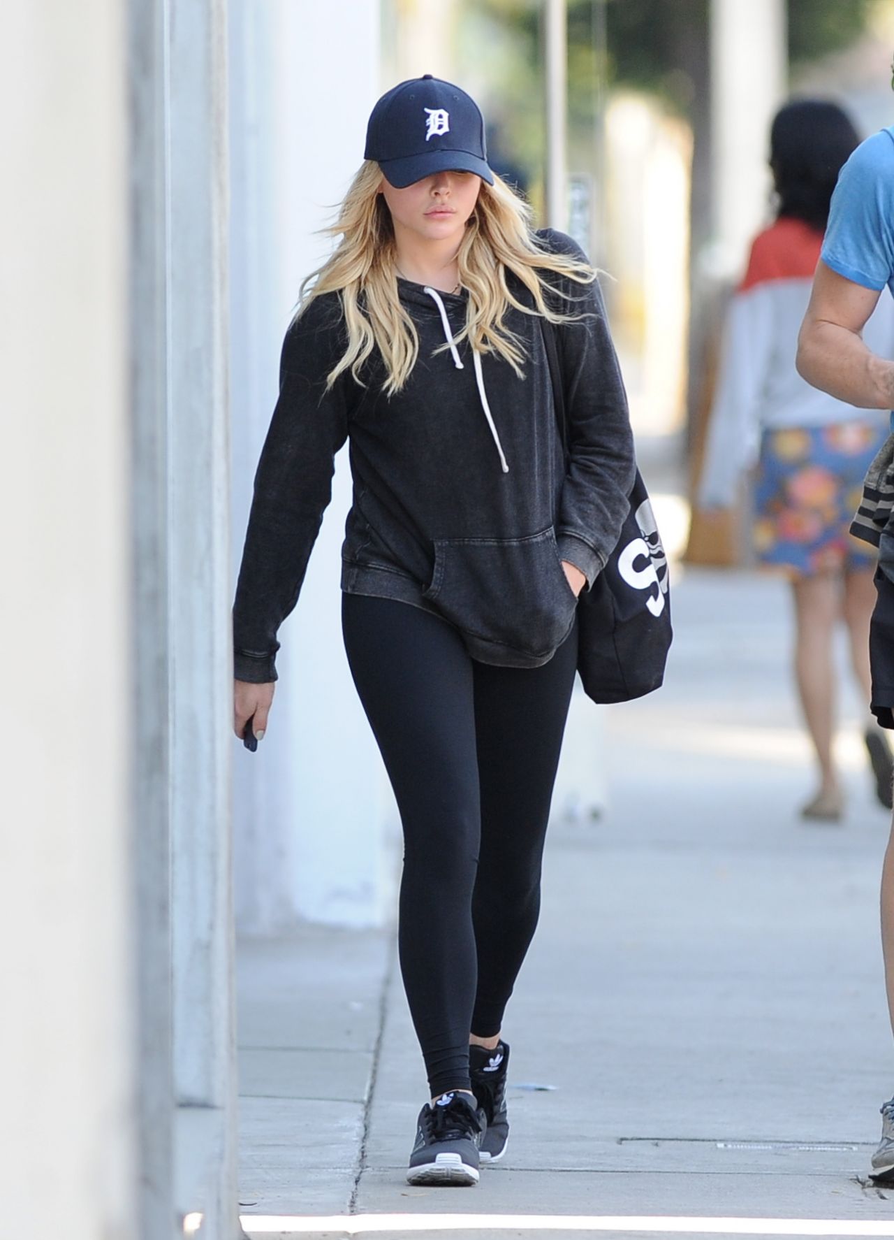 Chloë Moretz in Tights - Leaving Pilates Class in West Hollywood, CA 2 ...