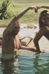 Chloe Moretz in a Bikini at the Pool - Instagram, February 2, 2016