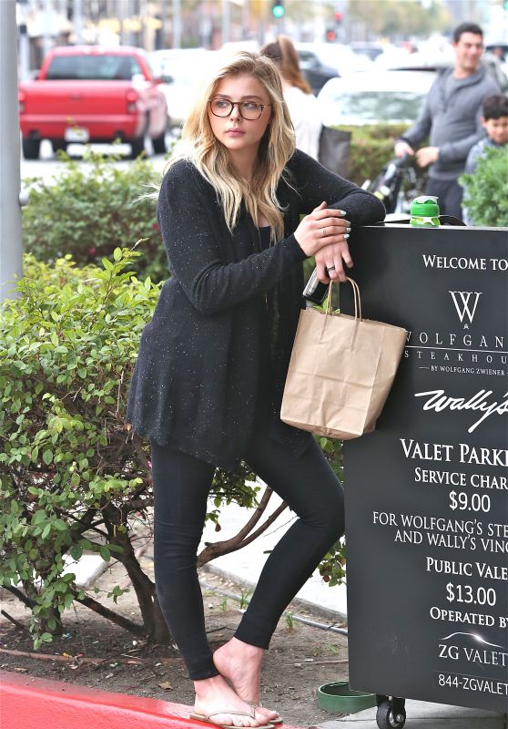 Chloe Moretz - Leaving a Nail Salon in Beverly Hills 1/30/2016 