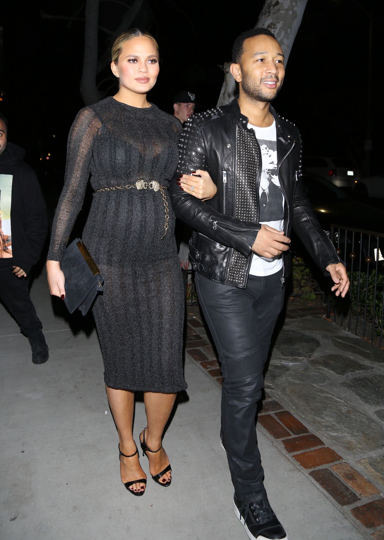 Chrissy Teigen Night Out Style – Beverly Hills Salon’s Grand Opening 2 ...