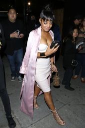 Christina Milian Night Out Style - At the Nice Guy Club in West Hollywood, February 2016