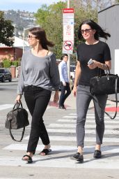 Courteney Cox Casual Style - Out and about in Los Angeles, CA 2/23/2016