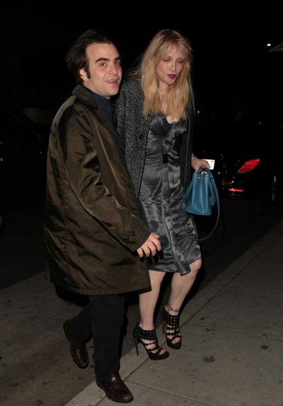 Courtney Love Night Out Style - Mr Chow