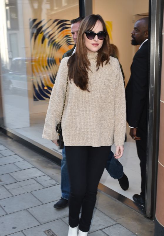 Dakota Johnson - Out in London 2/9/2016