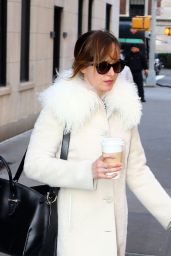 Dakota Johnson Street Fashion - Outin New York, January 2016