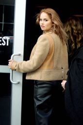 Debby Ryan - Leaving a Fashion Show in New York City 2/12/2016 