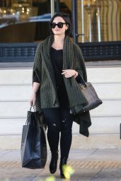 Demi Lovato - Shopping at Barneys New York Store in Beverly Hills, CA 2/3/2016