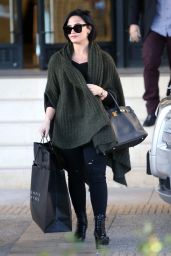 Demi Lovato - Shopping at Barneys New York Store in Beverly Hills, CA 2/3/2016