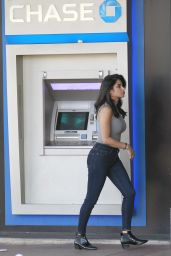 Diane Guerrero - Using a Chase ATM in West Hollywood, February 2016
