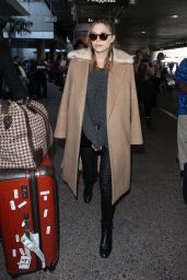 Elizabeth Olsen  Airport Style - at LAX in Los Angeles 2/25/2016 