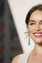 Emilia Clarke – Vanity Fair Oscar 2016 Party in Beverly Hills, CA